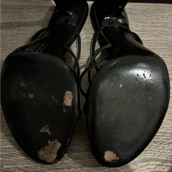 Alexander Wang embellished logo satin mules. Size 7.5 - Picture 7 of 9